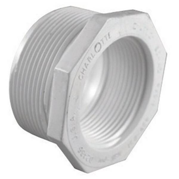 Charlotte Pipe And Foundry PVC021122200 1.25 x 0.5 in. PVC Reducer Bushing 4212031 - main